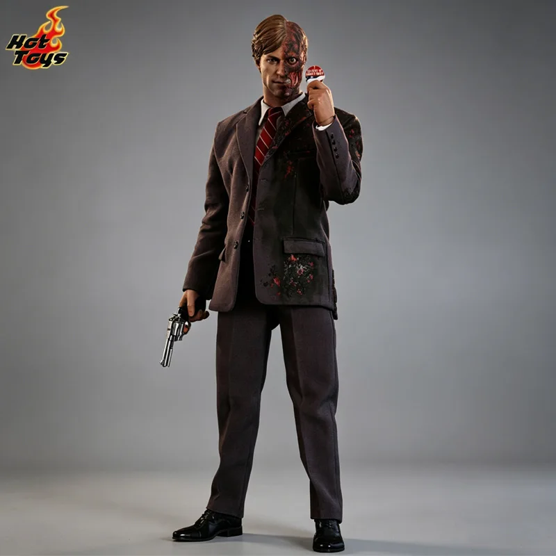 

Hot Toys MMS546 The Dark Knight Two-Face 1/6 Scale Figure Fully Articulated Body with Accessories Perfect for DC Collection