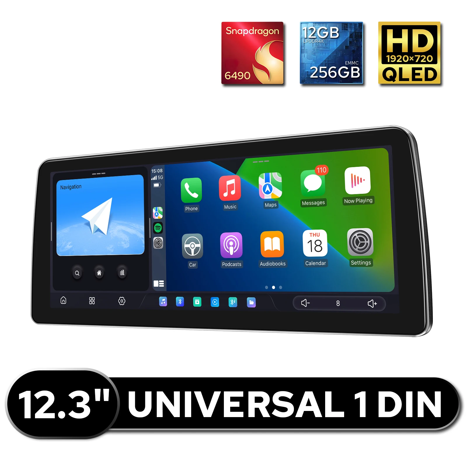 JOYING Universal Android Head Unit 12.3