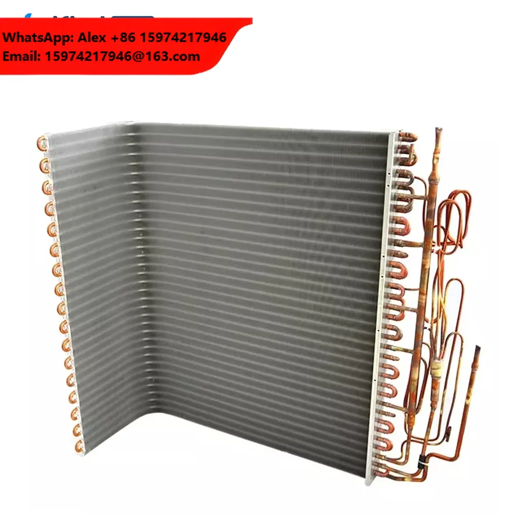 New Condenser Coil Aidear Split AC HVAC/Commercial Refrigeration Heater Parts Copper Tube Aluminum Fin High Energy Efficiency