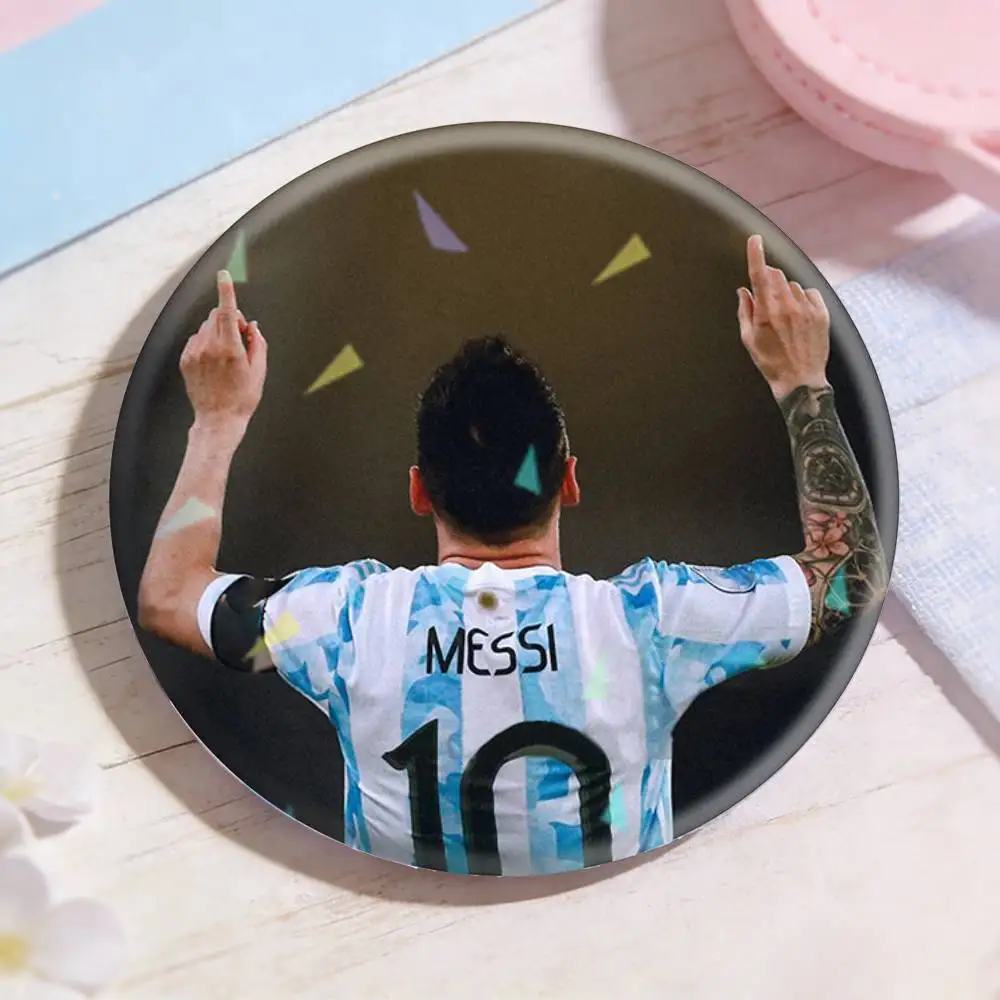 Football King M-MessiS Badges Niche Design Brooch for Backpack Lapel Pins Creative Accessories