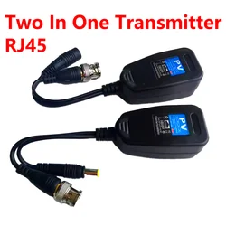ESCAM BNC Power 4K Video Balun Transceiver Connectors to RJ45 BNC male for CCTV video Camera
