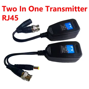 ESCAM 5 Paar BNC Power 4K Video Balun Transceiver Anschlüsse auf RJ45 BNC Stecker für CCTV-Videokamera