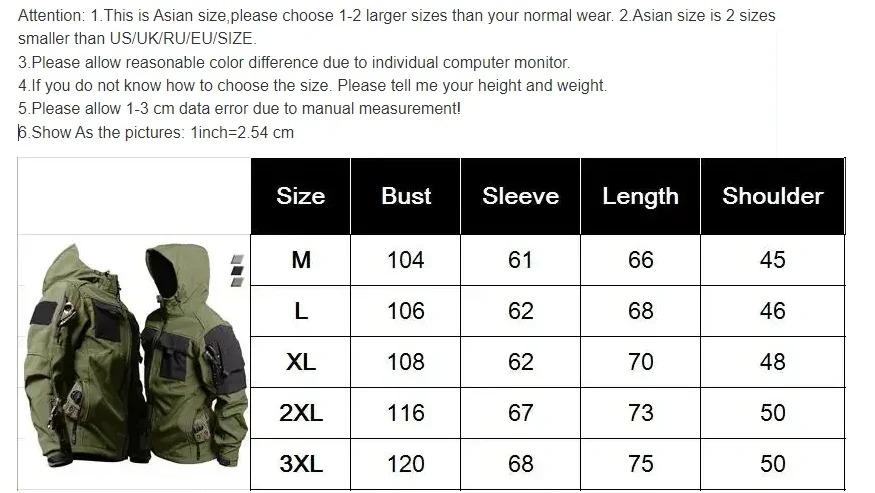New Autumn WinterTactical Jackets Men Military Soft Shell Waterproof Windproof Hooded Jacket Outdoor Functional Multi-pockets 67 S4d1bb4e17cac411986b97f3937757b7d7