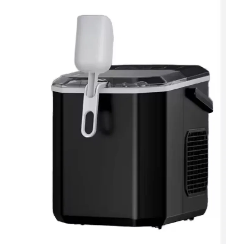 Ice Maker Countertop, Portable Ice Machine With Carry Handle, Self-Cleaning Ice Makers Nine Cubes in Six Mins