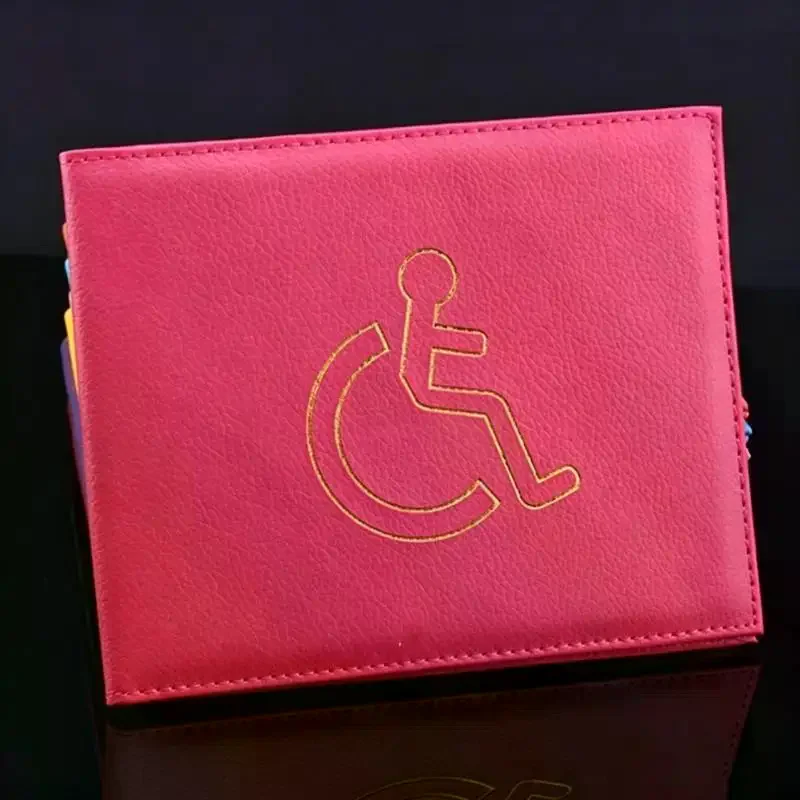Handicapped Wallet Identity Badge Certificate Protection Cover Disabled Blue Badge Holder Document Safe Parking Permit Display