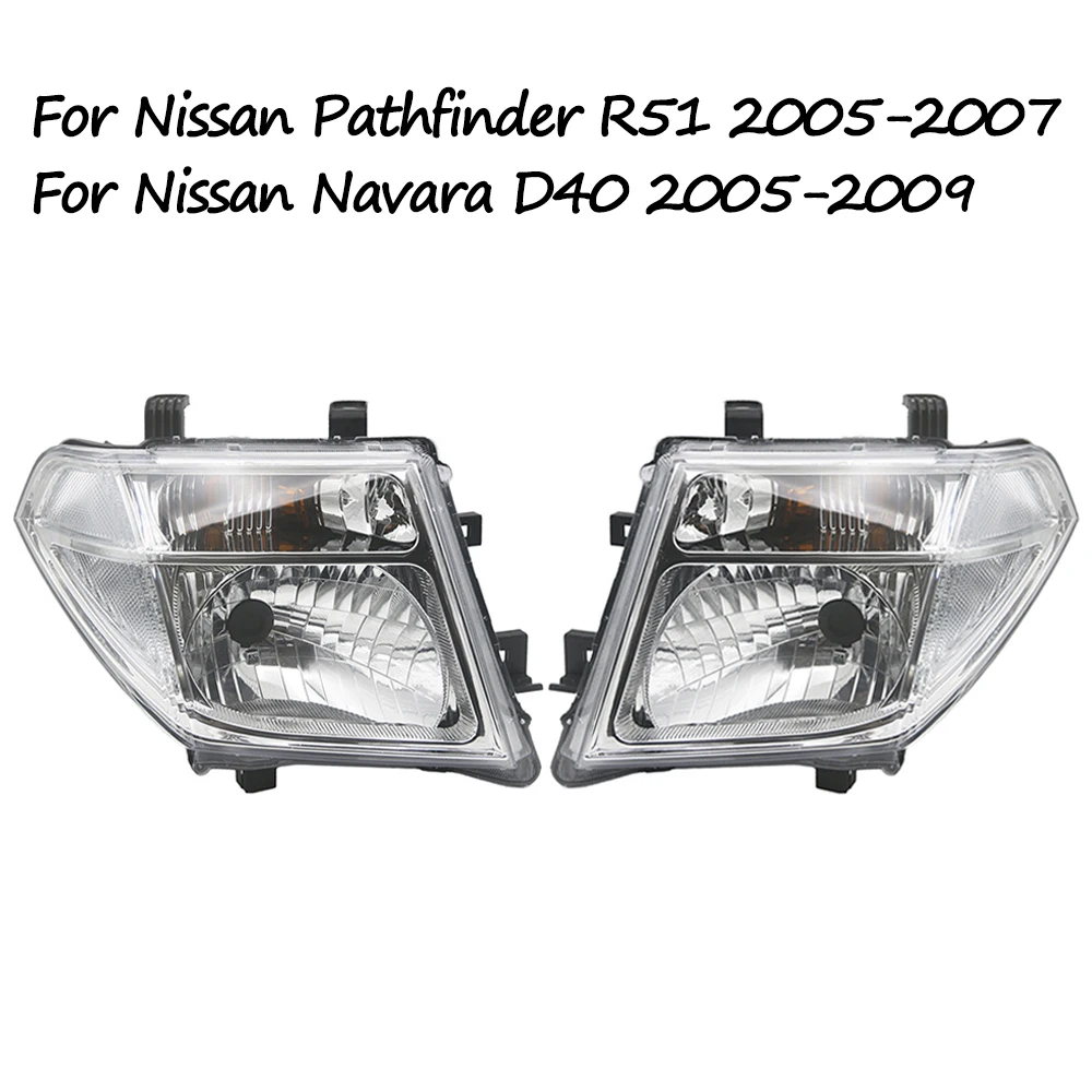 For Nissan Navara D40 2005 2006 2007 2008 2009 Pathfinder R51 2005-2007 Headlight Headlamp Head Lamp Head Light 26060-EB30A
