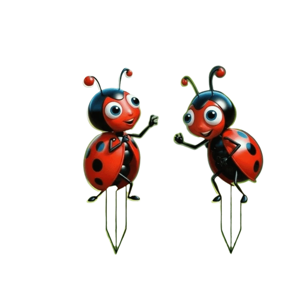 Yard Decor Acrylic Insect Decoration Funny 2D Flat Garden Decor Ornaments Outdoor Potted Decoration Yard