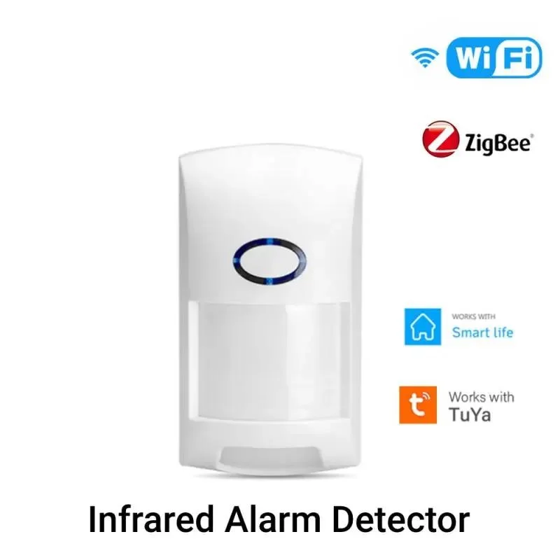 

WiFi Infrared Detectors PIR Motion Sensor Alarm Tuya Smart Life APP Work With Alexa Google Home