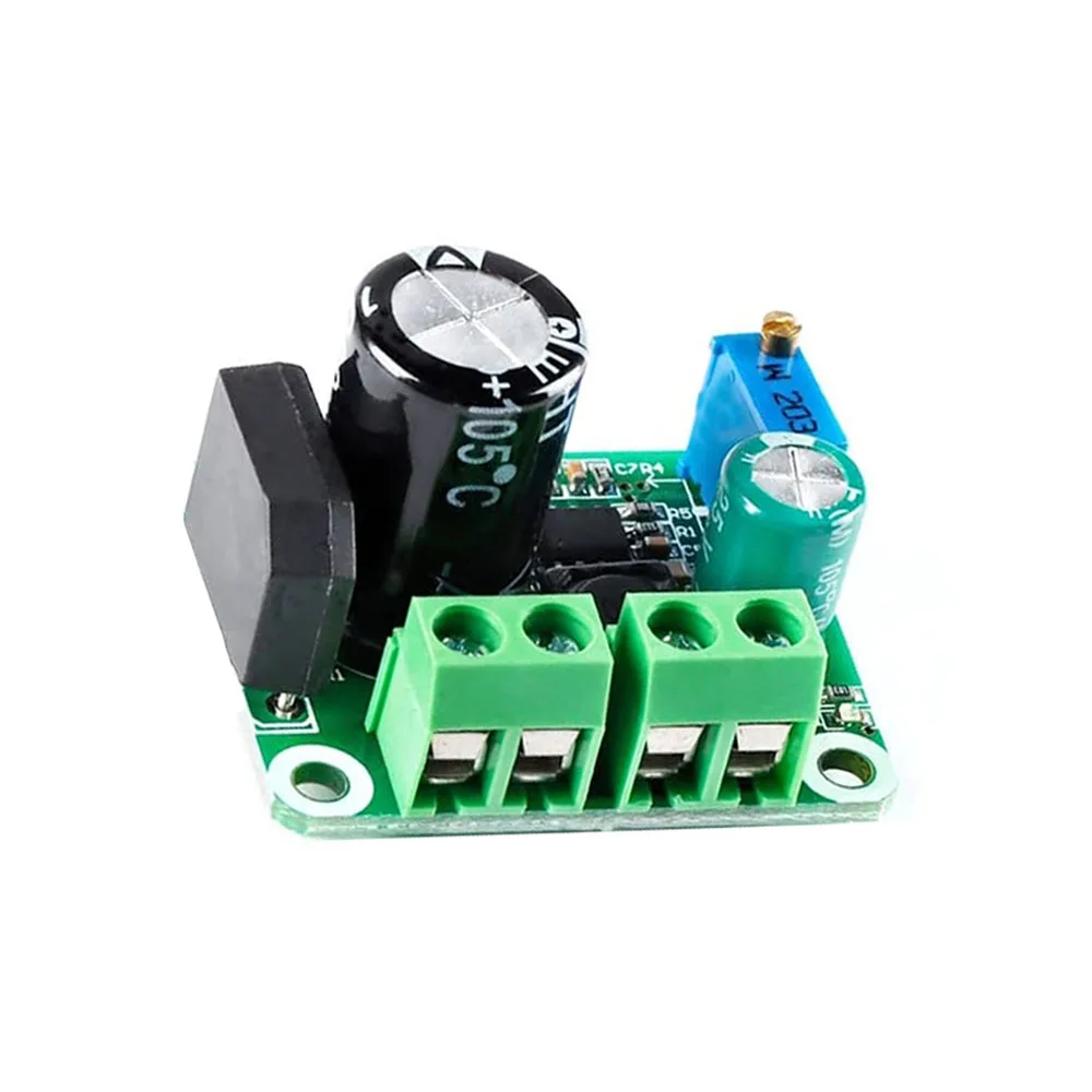 AC-DC Buck Power Supply Module Step-down Converter Adjustable 2A AC 5-20V DC 5-32V to 3.3-18V Regulated with Rectifier Filter