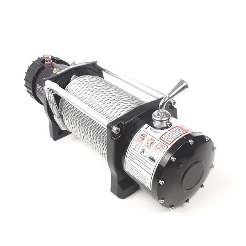 High Quality and Best-selling High-speed 1500 Kg Controller Winch, Synthetic Rope Heavy-duty Electric Winch