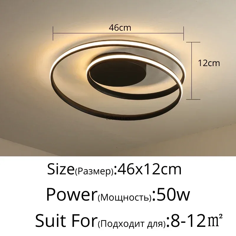 Modern licht, minimalistisch LED-slaapkamerlicht, rond creatief woonkamerlicht, eetkamerlicht, gepersonaliseerde verlichtingsarmatuur
