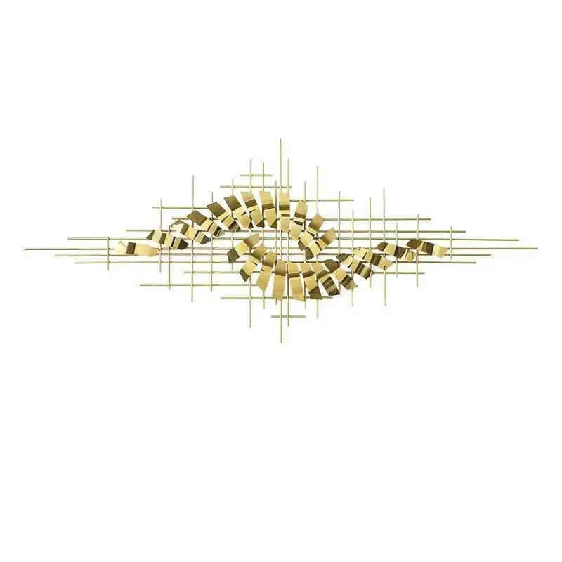 150x60CM Metal Wall Art Luxury Living Room Golden Decor Handicraft Hanging Customizable Wholesale Format Spring Dropshipping DDP