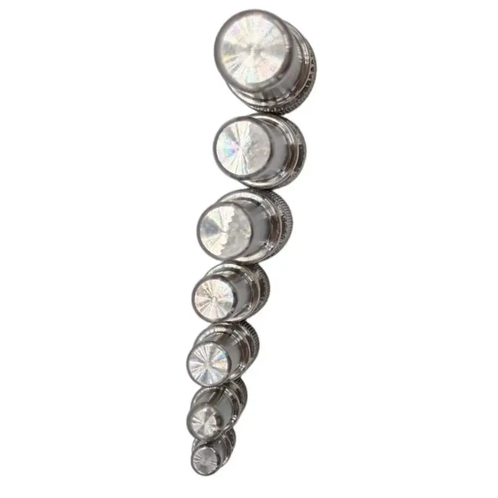 1Pcs Stainless Steel Male Connector End Cap Center Stop Shoulder 6.30-15.82mm Quick Connector Textured Grip End Blanking Cover