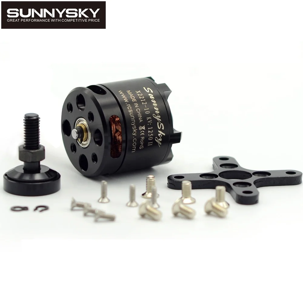

Бесщеточный двигатель Sunnysky X2212 980KV-2450KV Outrunner 2-4S для радиоуправляемых квадрокоптеров и мультикоптеров, доступны различные варианты 1250KV и 1400KV