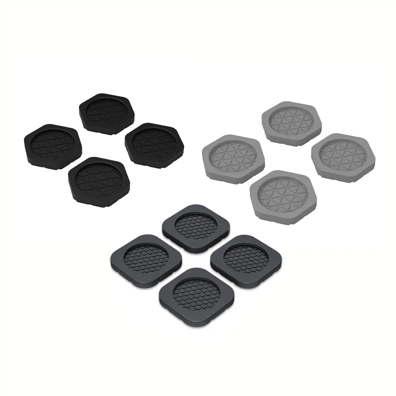 4Pcs Anti Vibration Pads for Washer Non Skid Shock Absorbing Stabilizer Foot Pads Universal for Home Furniture Dishwasher