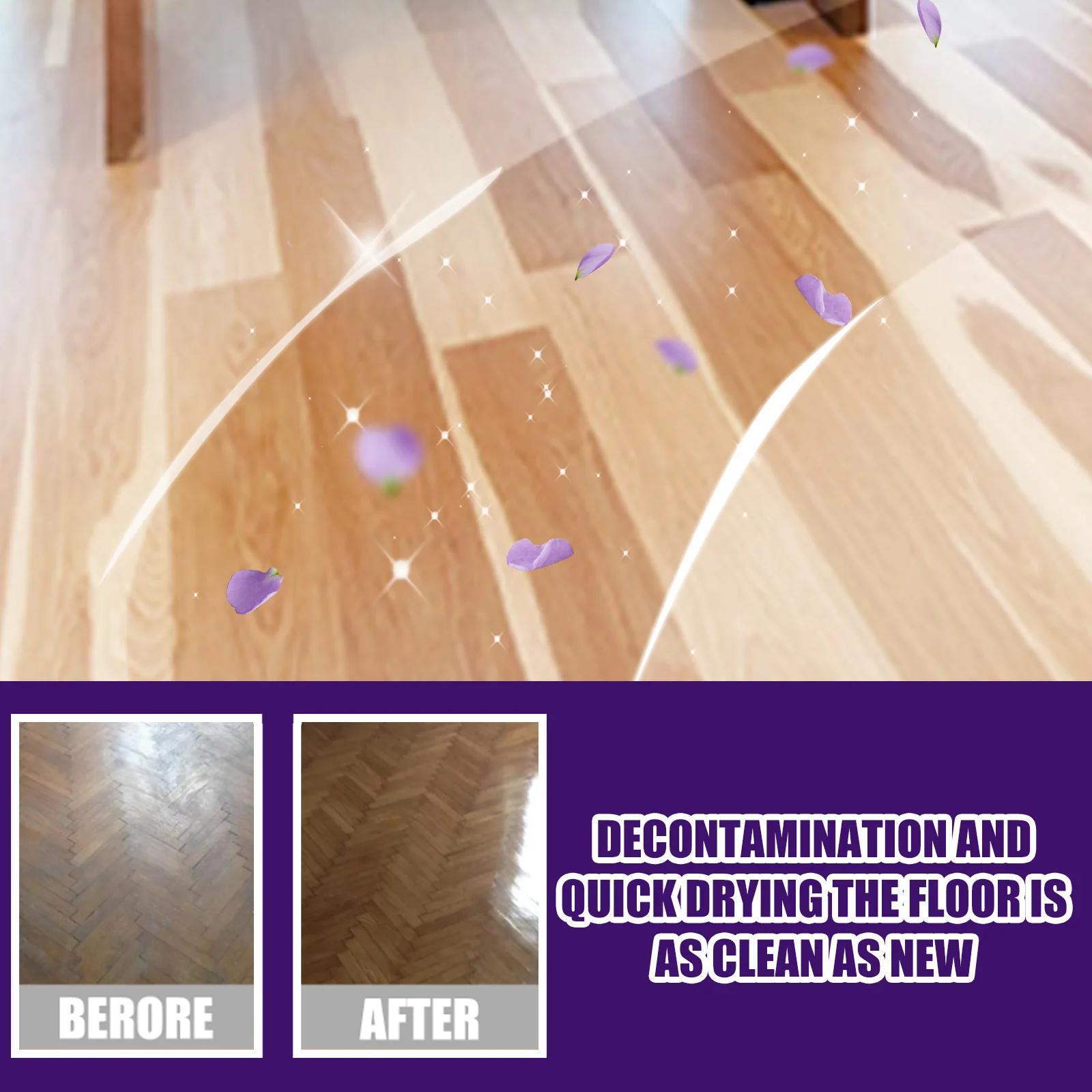 Floor Cleaner Liquid Tile Stain Remover Tile Brightening Cleaning Marble Scratch Repair Polishing Wooden Floor Cleaning Solution