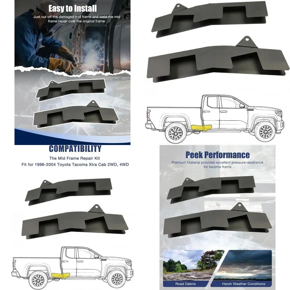 

Ремонт ржавчины средней рамы подходит для Toyota Tacoma 1996-2004 XtraCab 2WD 4WD с пружинным креплением