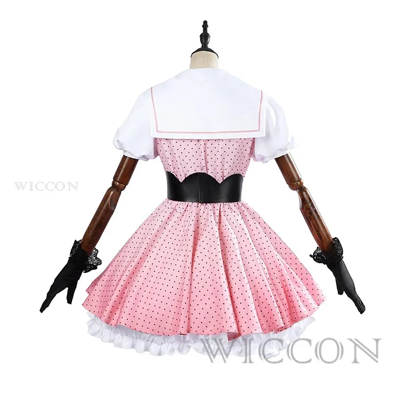 أزياء أنيمي أوشي نو كو الموسم 2 روبي هوشينو التأثيرية شعر مستعار B-Komachi فستان المرحلة الوردي زي حفلة الهالوين للنساء