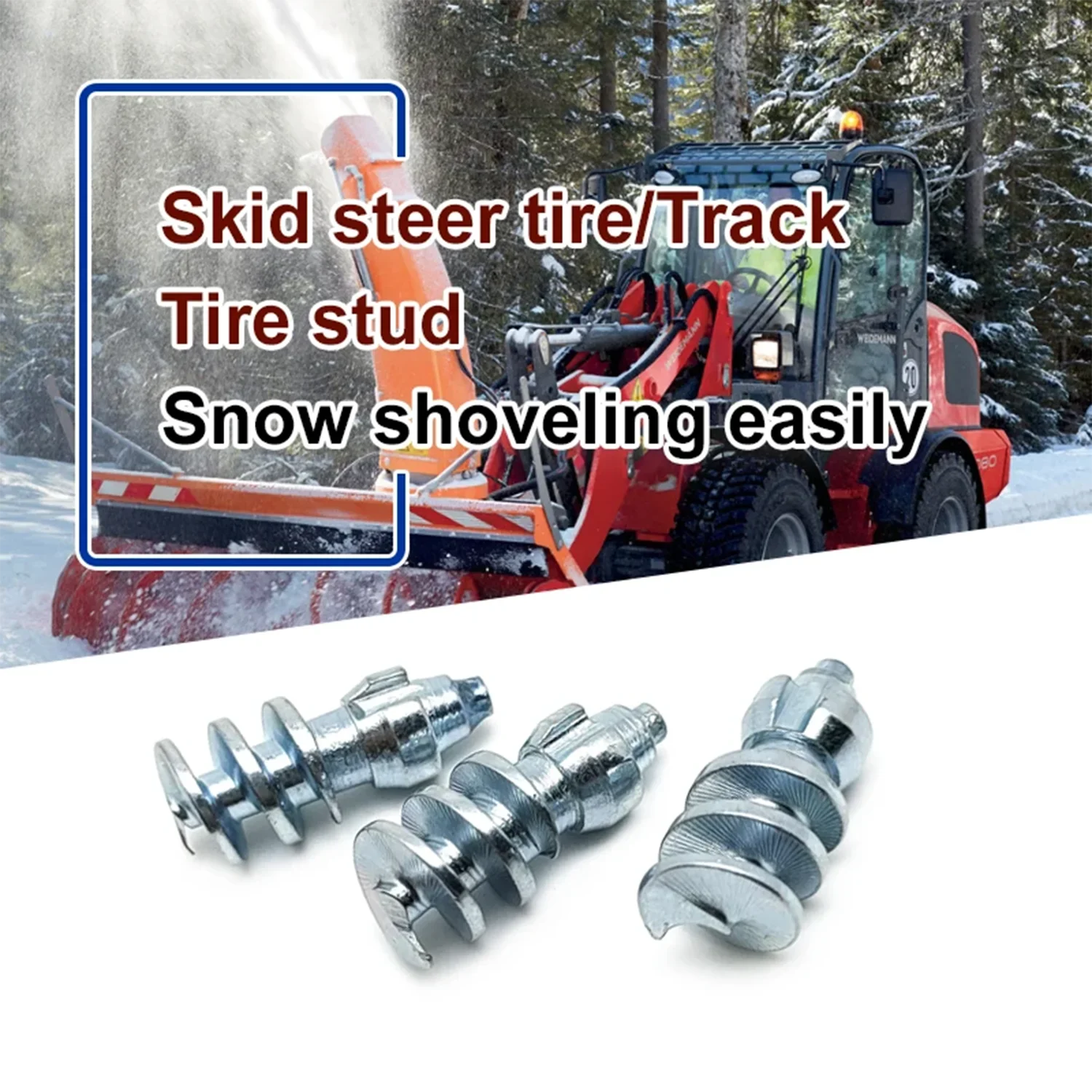 20/50pcs 5.3x23.8mm Winter Snow Tire Spikes For winter rubber Car ATV Motorcycle Bike Shoes Anti-Slip Screws Accessories