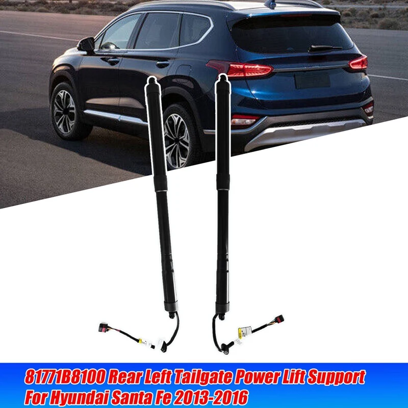 

1Pair 81771-B8100 81780B8100 Tailgate Power Hatch Lift Support Parts For Hyundai Santa Fe 2013-2016 Rear Door Shock Gas Strut