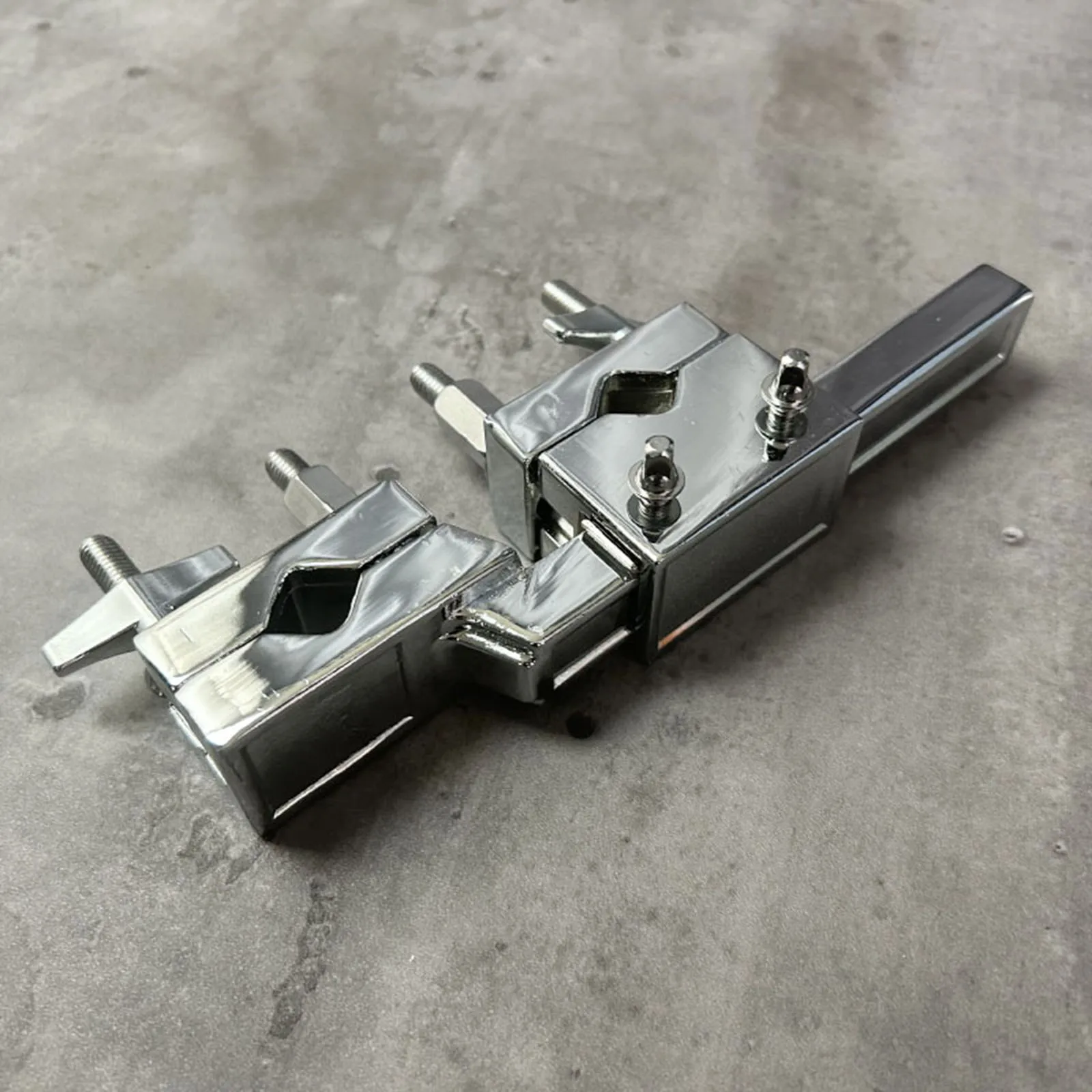 Drum Cowbell Holder Clamp Metal Handbell Cowbell Durable Mount Cowbell Mounting Bracket Double Clamp Mounting Clamp Replacement