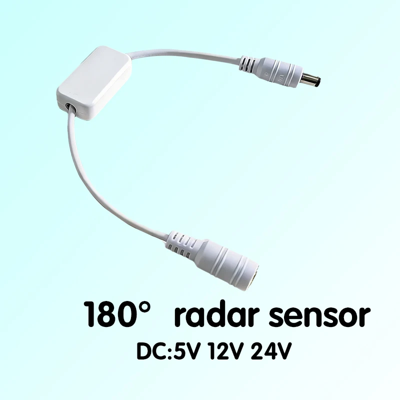 Small-scale radar sensor, single-sided radar sensor, switch, 1m - 1.5m sensing distance, suitable for corridors and stairwells.