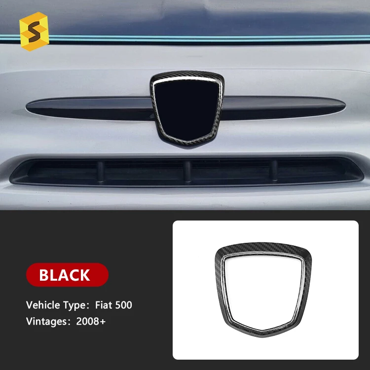 

Equipment Smart Library Shasha Carbon Front Label Box Real Carbon Fiber Interior Accessories For Fiat 500 ABARTH 595 695 All Mod