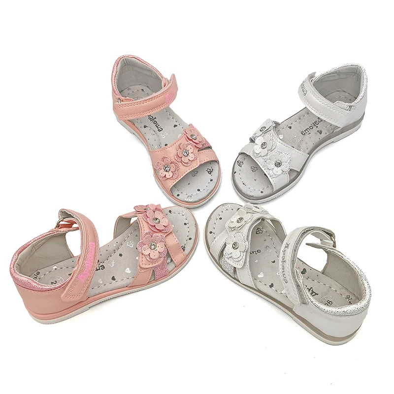 NEW arrival 1pair Flower Girl for Orthopedic arch support Sandals, Kids Fashion Children Shoes