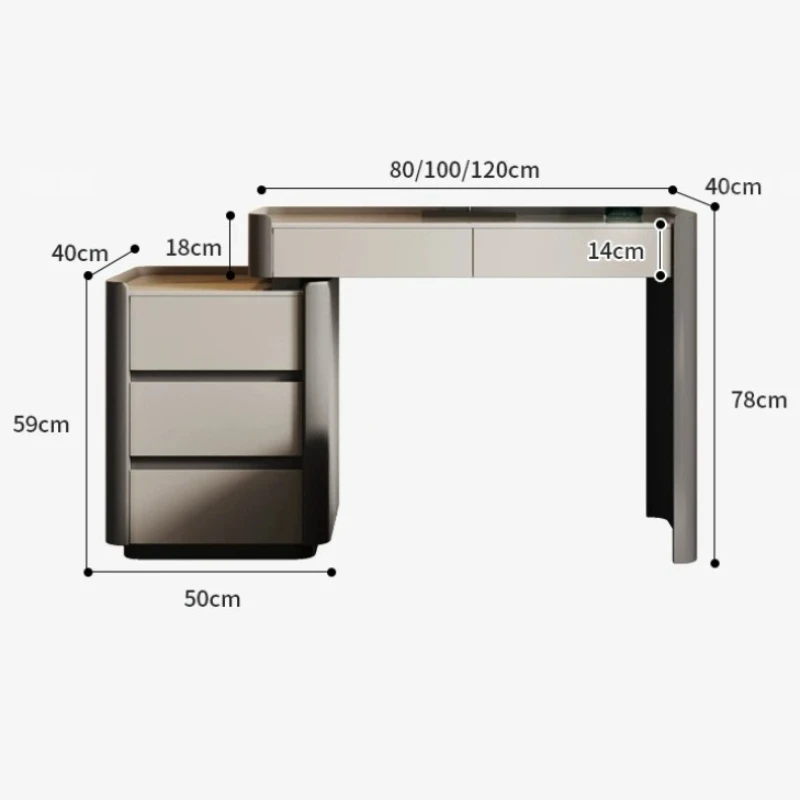 Chairs Gray Dressing Tables Small Minimalist Medium Size Makeup Dressing Table Mirror Beauty Penteadeira Furniture Bedroom