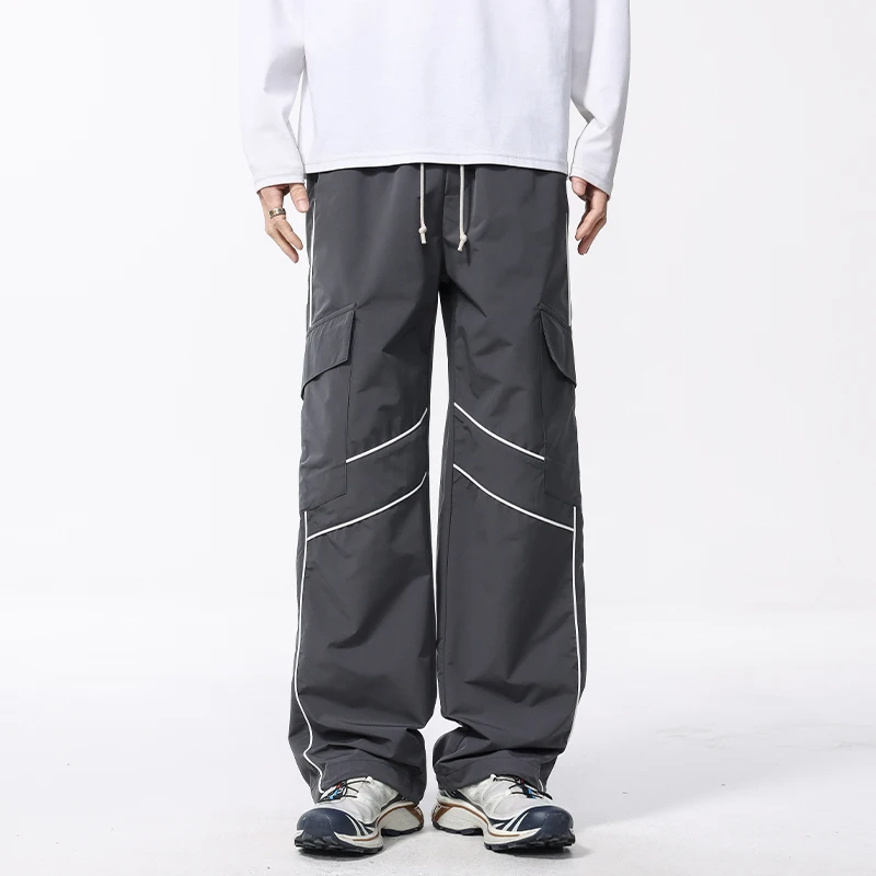 

Men Loose Casual Lightweight Outdoor Track Cargo Pants Cityboy Streetwear Fashion Sport Techwear Pant Women Joggers Sweatpants