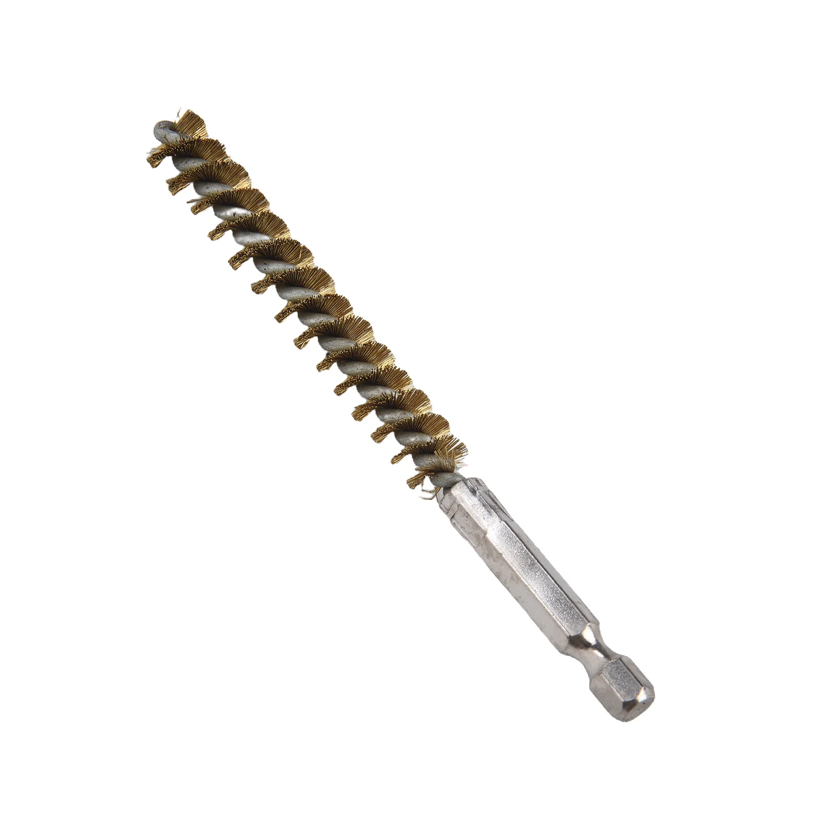 9-25mm Brass Tube Machinery Cleaning Brush Rust Cleaner Washing Polishing Deburring Hexagonal Rod Electric Drill Pipeline Brush - zdjęcie 1