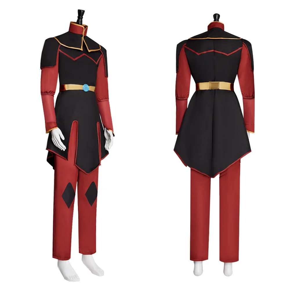 Avatar Cosplay The Last Airbender Azula Prince Zuko Azula Cosplay Costume Battle Suit Set for Women Man Halloween Cosplay Suit view 5