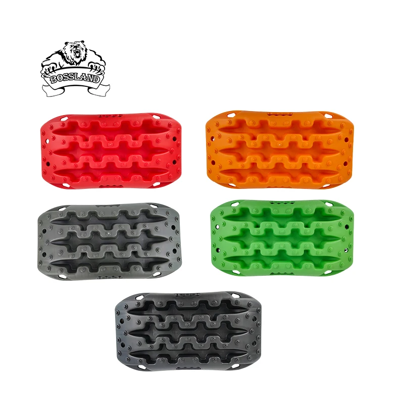 

10 Ton Multi-Color Reinforced Nylon Recovery Traction Board 2Pcs Anti-Slip Off-Road Rescue Track for Sand Snow Mud SUV Emergency