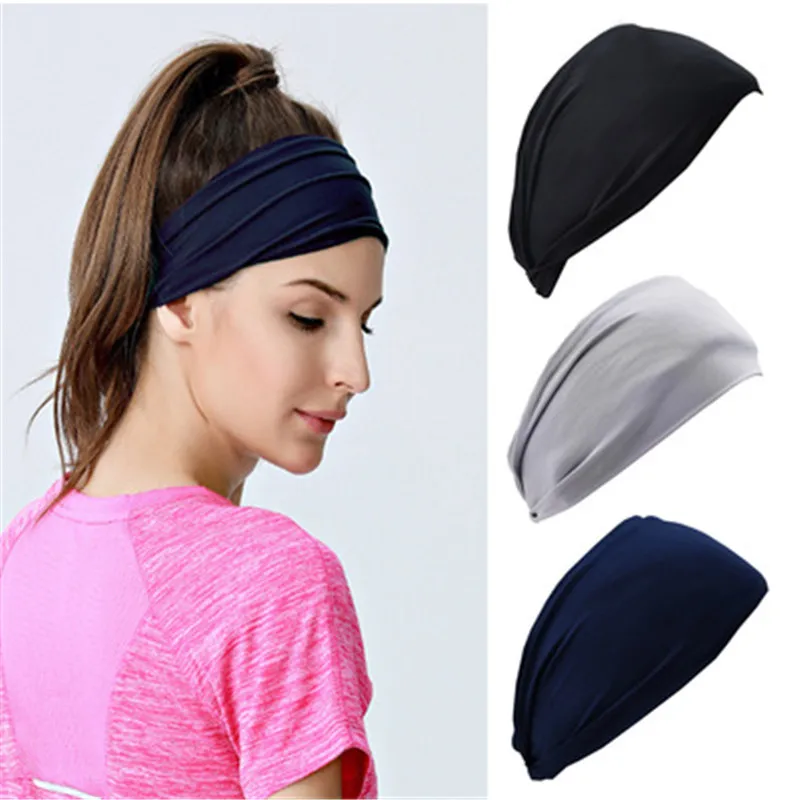 

Women Headband Solid Color Twist Cotton Wide Turban Twisted Knotted Headwrap Girls Hairband Fashion Hair Accessories Scrunchies