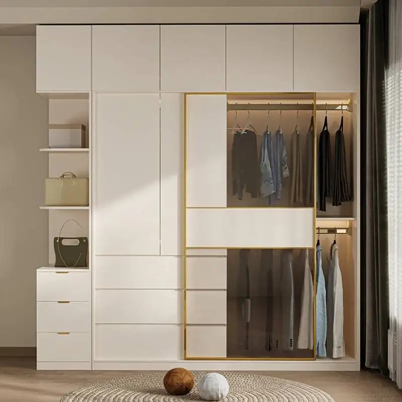 

Modern Bedroom Wardrobe Nordic Luxury Drawers White Storage New Wardrobe Clothes Organizer Armario Multiuso Room Furniture