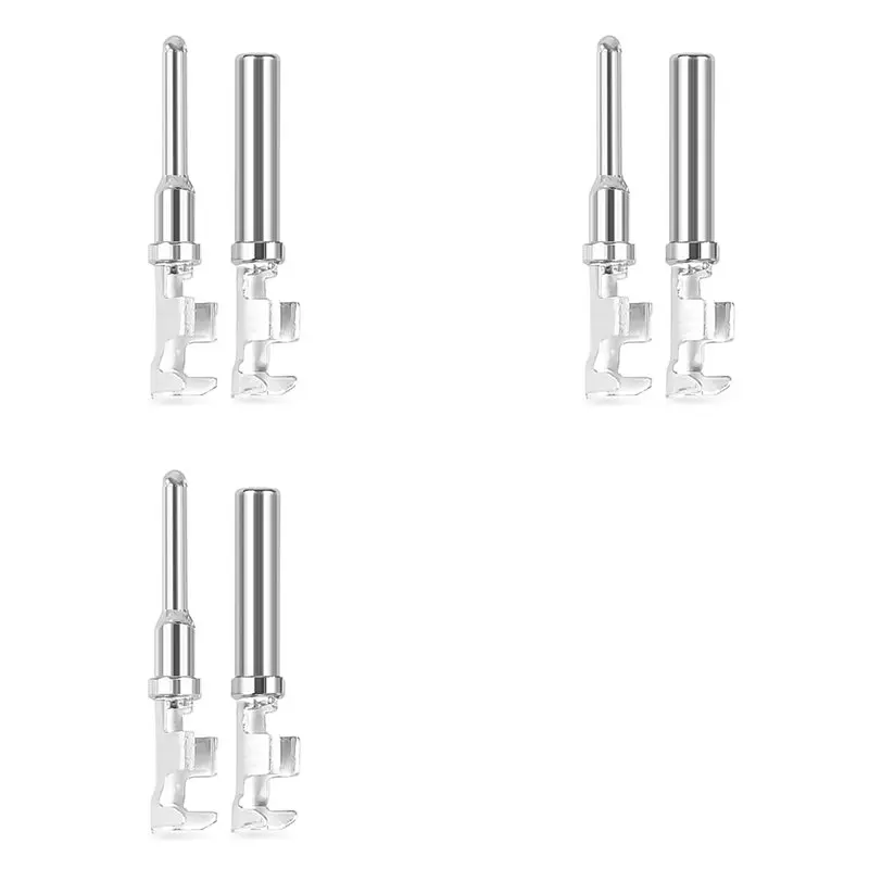 AT43-600X DT Connector Terminal Kit Size 16,Male Pins 1060-16-0122 / Female Sockets 1062-16-0122 Open Barrel Style Contact