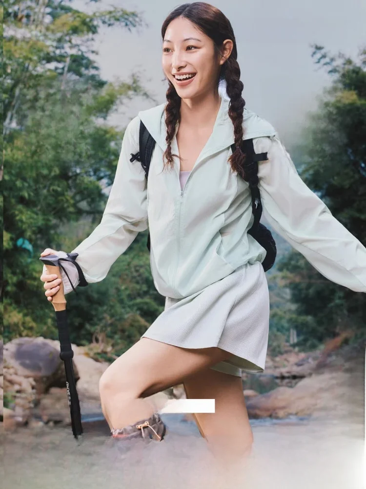 

Женская легкая быстросохнущая одежда Banana Le для занятий спортом на открытом воздухе, защита от солнца, весна-лето, дышащая, с защитой от УФ-излучения