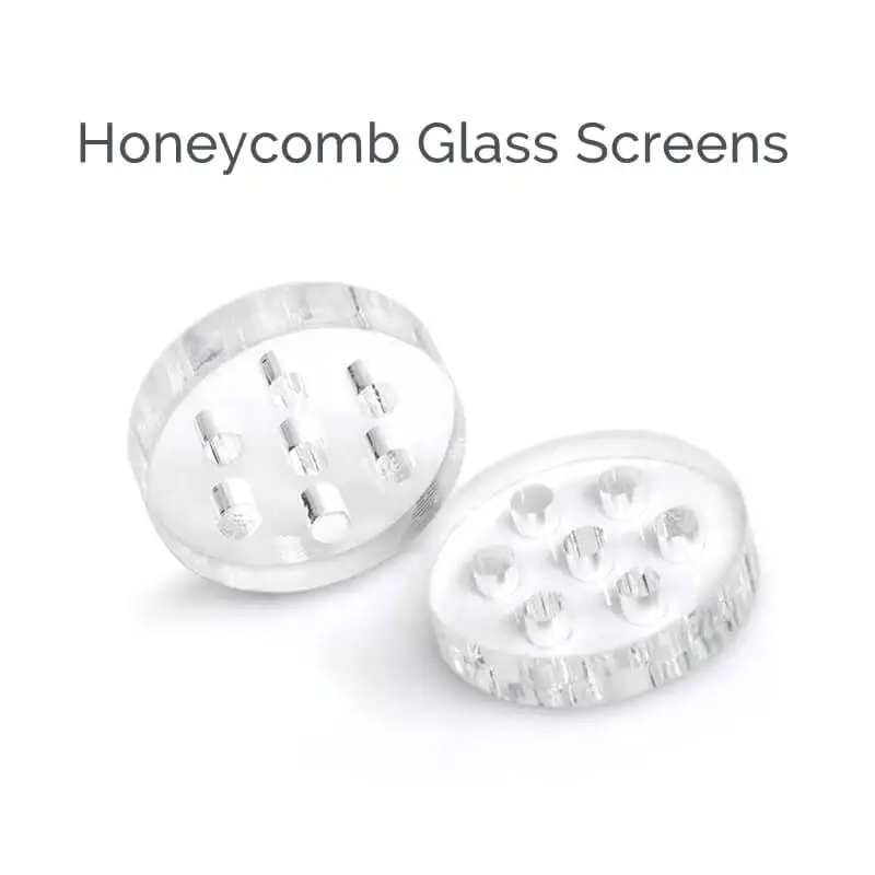 Honeycomb Glass Screen Filter Disc