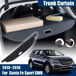 For Hyundai Santa Fe Sport 2013~2018 2014 2015 2017 Accessories DM SWB Car Trunk Cargo Cover Luggage Trunk Curtain Auto Parts