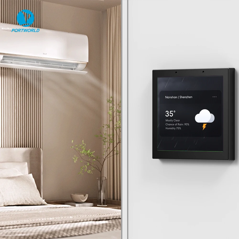 Sunworld YC-SM41P AC 110-240V 4 Inch IPS Touch Screen with RJ45/POE/RS485 for Smart Home Wireless Intercom