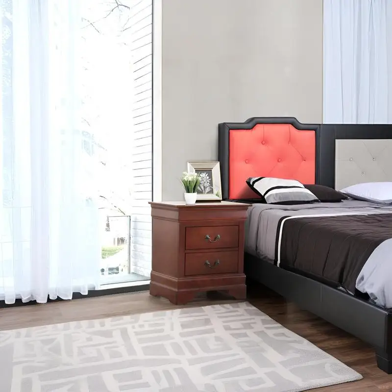 منضدة كرزية أنيقة بتصميم تقليدي ومساحة تخزين كافية