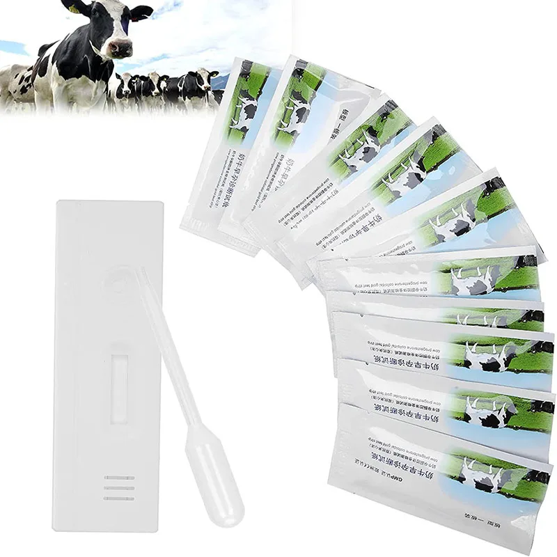 

Animal Instrument Cow Urine Pregnancy Test Strips Disposable Cattle Early Pregnancy Diagnostic Test Paper