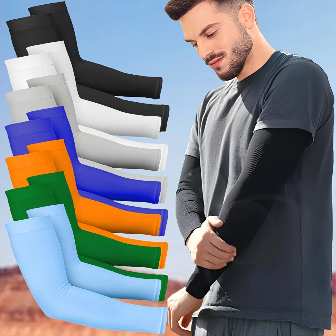 Breathable Sunshade Arm Covers for Outdoor Sports