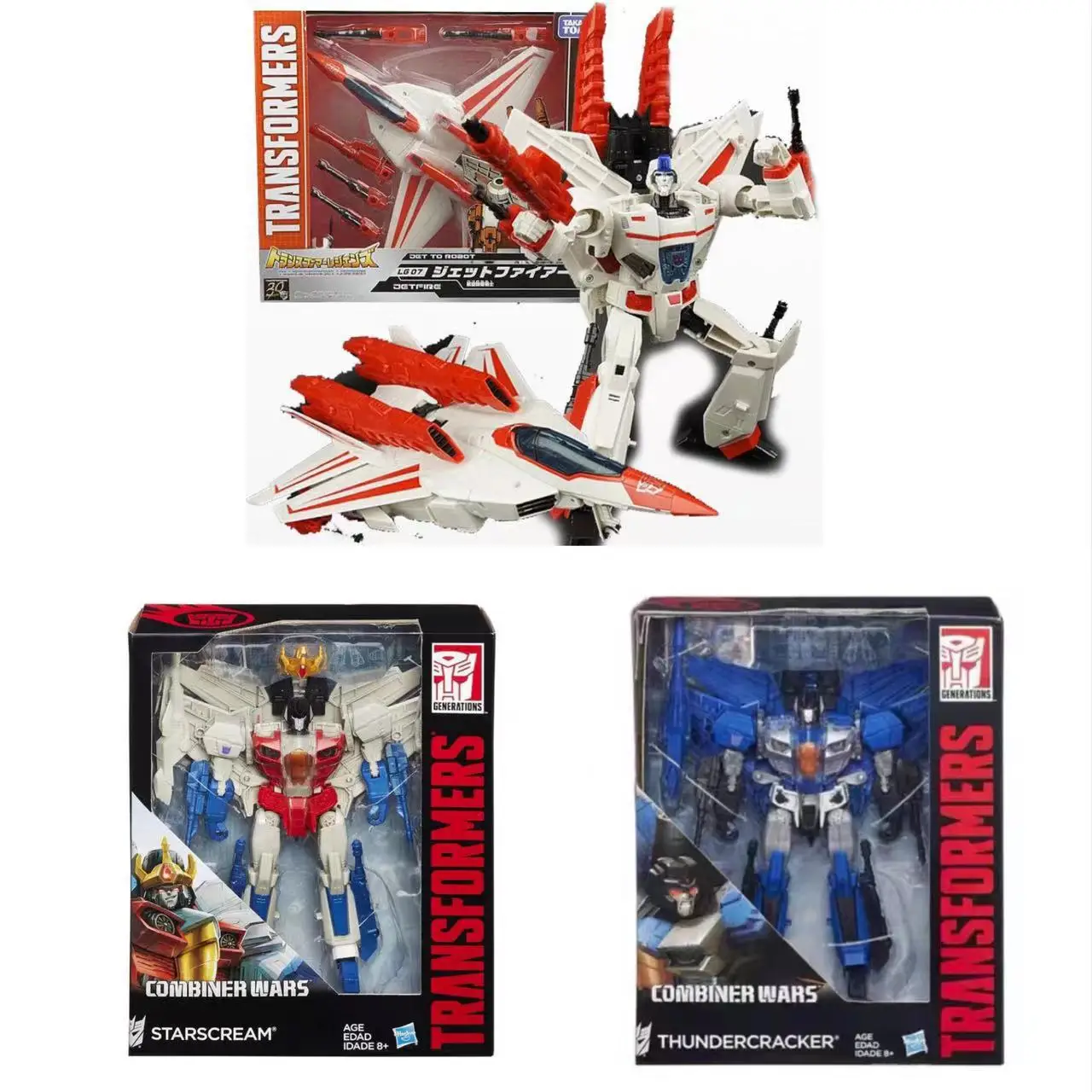 TAKARA Transformationsspielzeug Japanische Version Classic 4.0 LG07 LG-07 Leader IDW Skyfire Thundercracker Starscream KO Action Doll