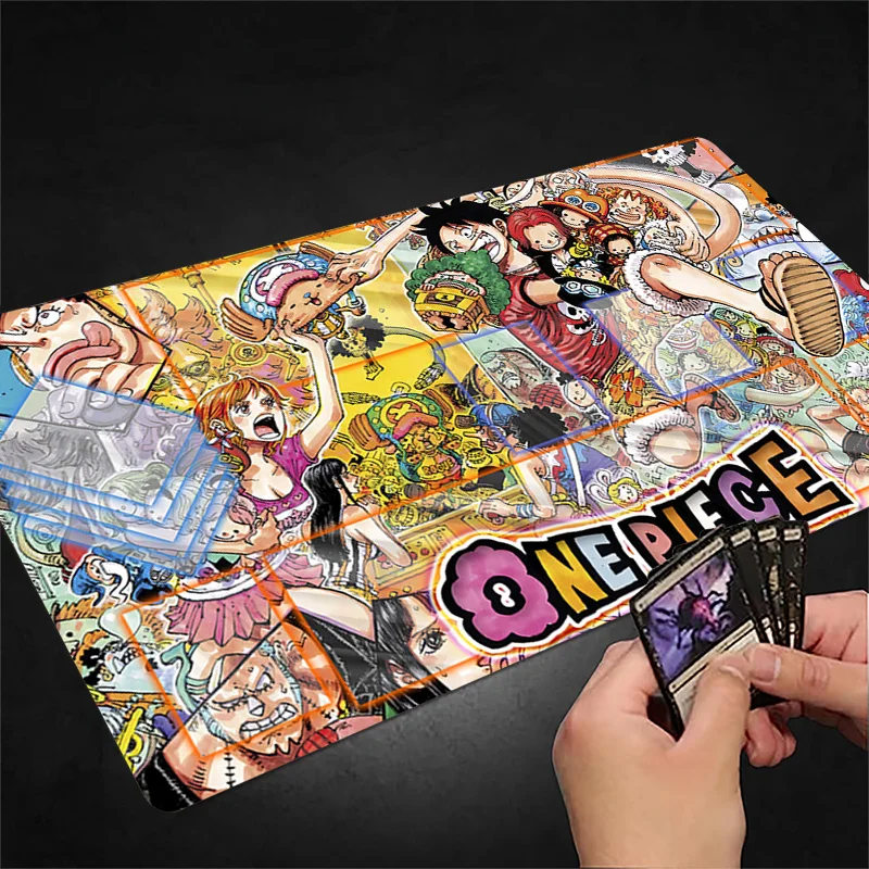 Board Game One-Piece TCG luffy Playmat 60x35cm Mouse Pad Large Gaming Keyboard Gamer Desk Mat Kawaii Anime PC Carpet Mouse Mat