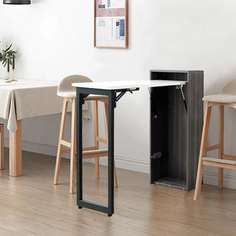 ‌Folding Table for Cabinet, Hidden Drop-Down Desk Support, Retractable Bar Table Hardware, Collapsible Dining Table Fittings