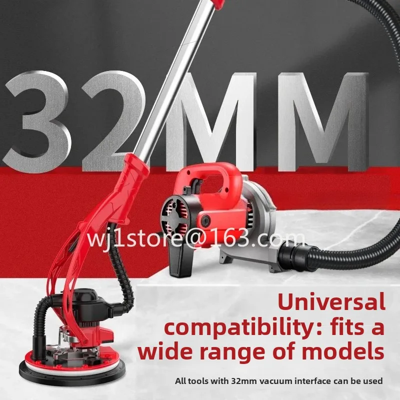 High power slotting machine, industrial vacuum cleaner, woodworking planer, wall machine, bag blowing and suction dual-use