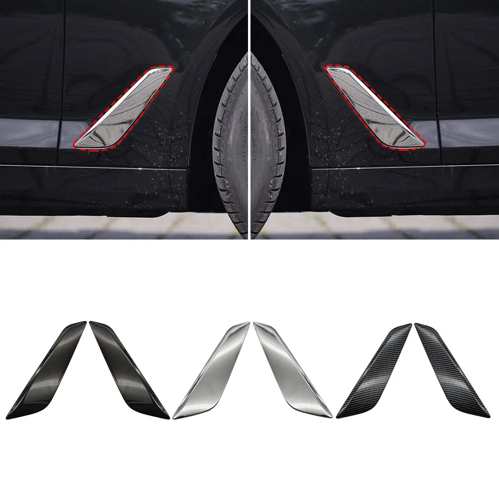 For BMW G30 G31 Car Body Fender Trim Strip Sides Flaps Bezel Air Routing Air Vent Cover Panel  For BMW 5 Series 520 528 530 535