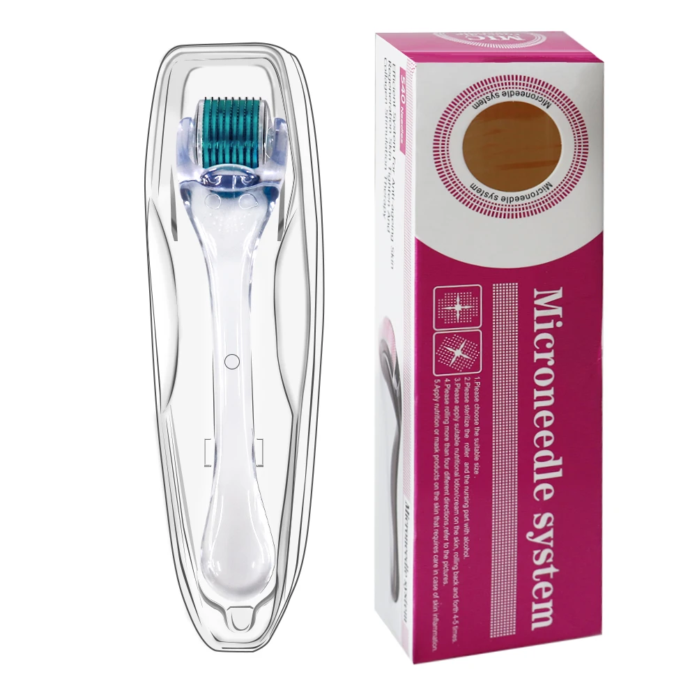 

Professional 540 Needles Derma Roller Micro Needle For Facial Skin Care Beard Hair Growth Scalp Mesotherapy Scar Removal Tool