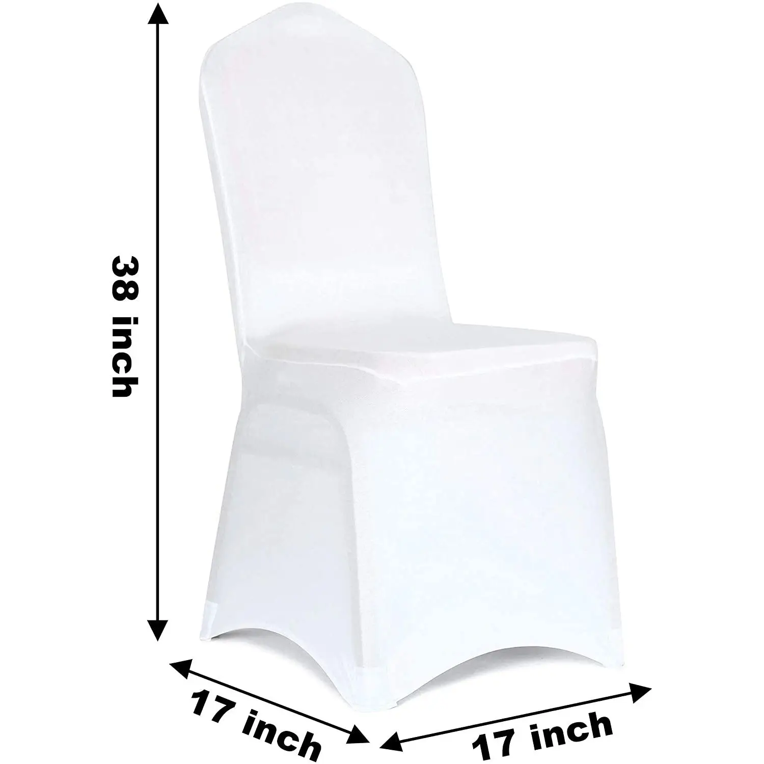 READOR 50pcs Poliészter fotel slipcover Alkalmazkodó m Estély Sztrájktörő Díszvacsora Tartam spandex fotel Borult számára events weddings